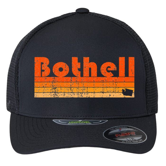 BOTHELL WA WASHINGTON Funny City Home Roots Gift Retro 80s Flexfit Unipanel Trucker Cap