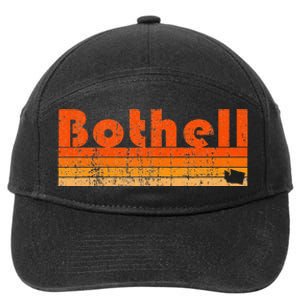 BOTHELL WA WASHINGTON Funny City Home Roots Gift Retro 80s 7-Panel Snapback Hat