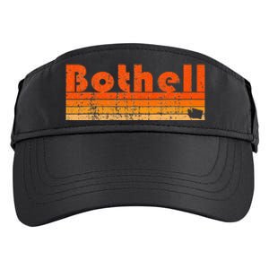 BOTHELL WA WASHINGTON Funny City Home Roots Gift Retro 80s Adult Drive Performance Visor