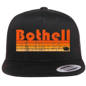 BOTHELL WA WASHINGTON Funny City Home Roots Gift Retro 80s Flat Bill Trucker Hat