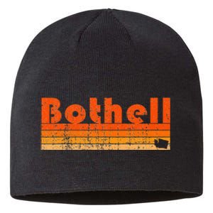 BOTHELL WA WASHINGTON Funny City Home Roots Gift Retro 80s Sustainable Beanie