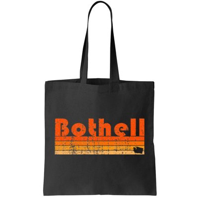 BOTHELL WA WASHINGTON Funny City Home Roots Gift Retro 80s Tote Bag