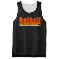 BOTHELL WA WASHINGTON Funny City Home Roots Gift Retro 80s Mesh Reversible Basketball Jersey Tank