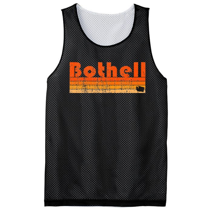 BOTHELL WA WASHINGTON Funny City Home Roots Gift Retro 80s Mesh Reversible Basketball Jersey Tank