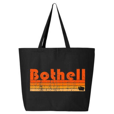 BOTHELL WA WASHINGTON Funny City Home Roots Gift Retro 80s 25L Jumbo Tote