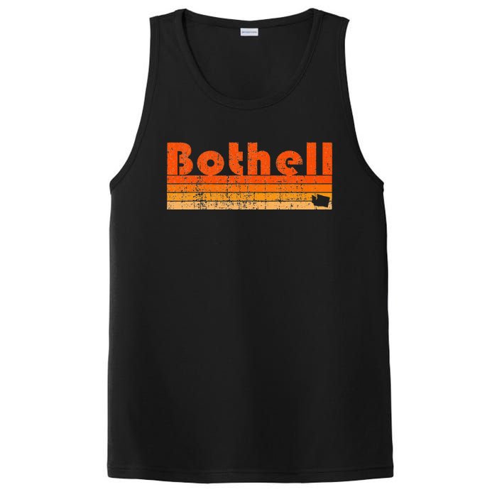 BOTHELL WA WASHINGTON Funny City Home Roots Gift Retro 80s PosiCharge Competitor Tank