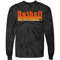 BOTHELL WA WASHINGTON Funny City Home Roots Gift Retro 80s Tie-Dye Long Sleeve Shirt