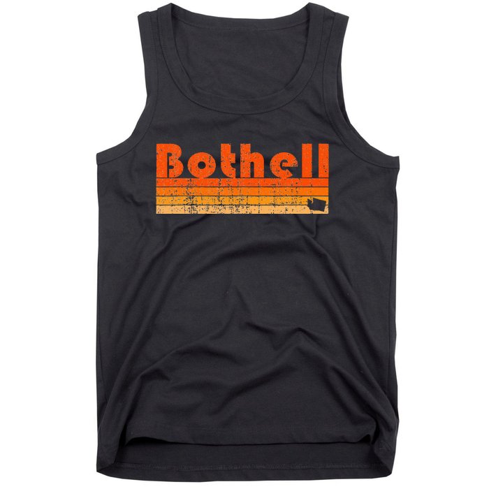 BOTHELL WA WASHINGTON Funny City Home Roots Gift Retro 80s Tank Top