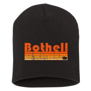 BOTHELL WA WASHINGTON Funny City Home Roots Gift Retro 80s Short Acrylic Beanie