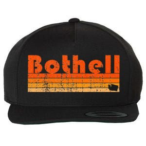 BOTHELL WA WASHINGTON Funny City Home Roots Gift Retro 80s Wool Snapback Cap