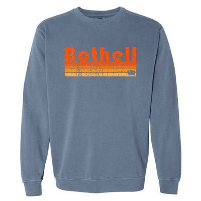 BOTHELL WA WASHINGTON Funny City Home Roots Gift Retro 80s Garment-Dyed Sweatshirt