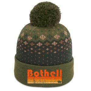 BOTHELL WA WASHINGTON Funny City Home Roots Gift Retro 80s The Baniff Cuffed Pom Beanie