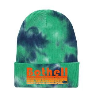 BOTHELL WA WASHINGTON Funny City Home Roots Gift Retro 80s Tie Dye 12in Knit Beanie