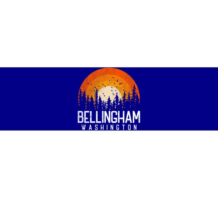 Bellingham Washington Wa Gift Retro 70s 80s Vintage Gift Great Gift Bumper Sticker