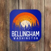 Bellingham Washington Wa Gift Retro 70s 80s Vintage Gift Great Gift Coaster