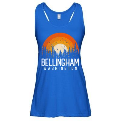Bellingham Washington Wa Gift Retro 70s 80s Vintage Gift Great Gift Ladies Essential Flowy Tank
