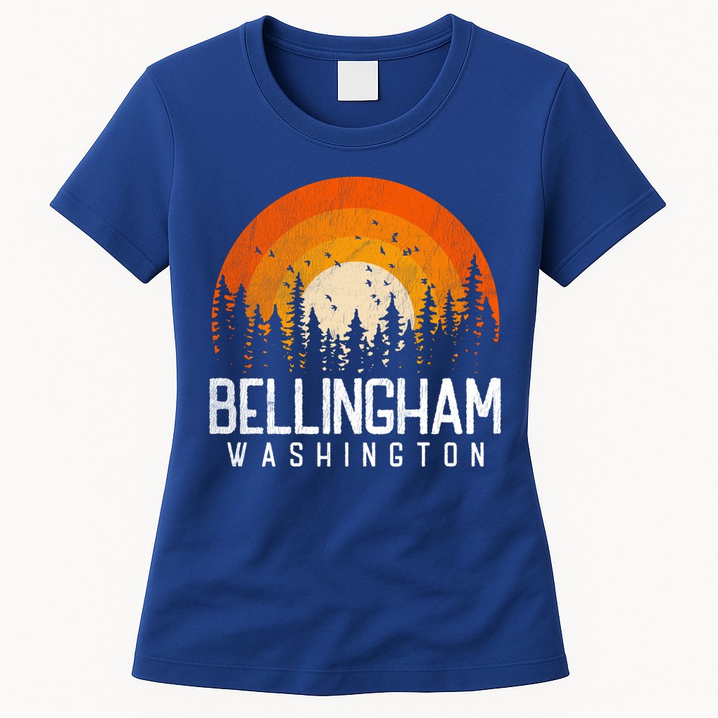 Bellingham Washington Wa Gift Retro 70s 80s Vintage Gift Great Gift Womens T-Shirt