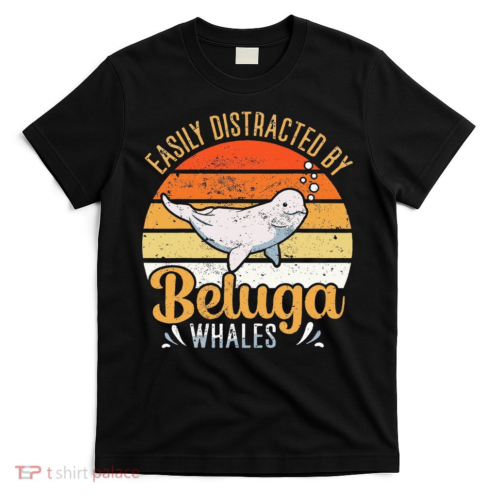 Beluga Whale White Whale Sea Canary Whale Watching T-Shirt