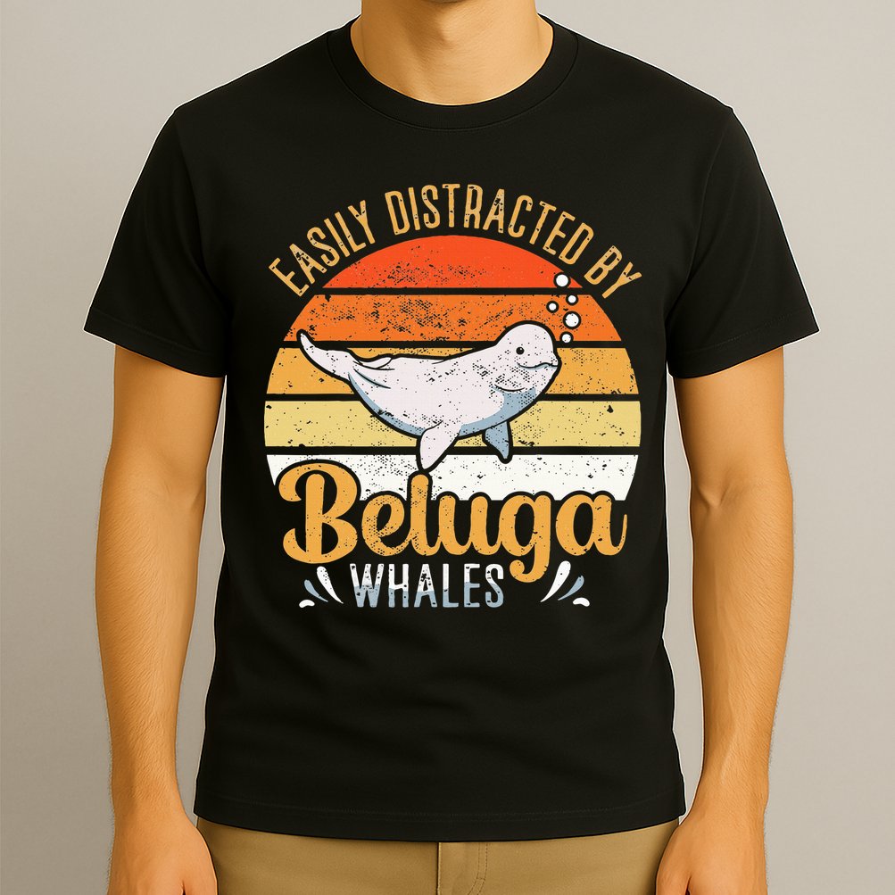 Beluga Whale White Whale Sea Canary Whale Watching T-Shirt