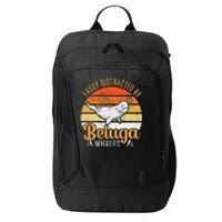 Beluga Whale White Whale Sea Canary Whale Watching City Backpack