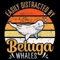 Beluga Whale White Whale Sea Canary Whale Watching City Backpack