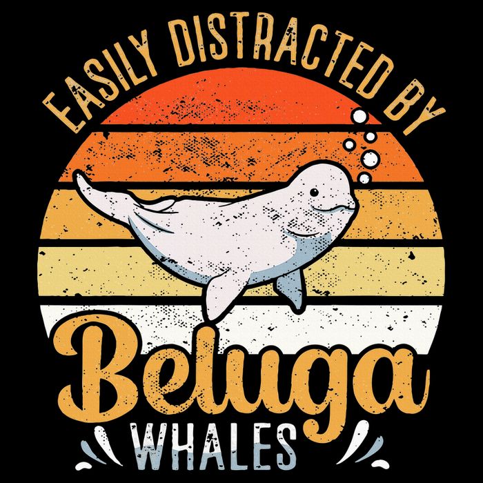 Beluga Whale White Whale Sea Canary Whale Watching City Backpack