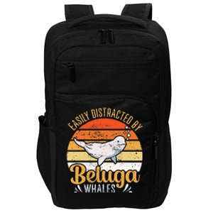 Beluga Whale White Whale Sea Canary Whale Watching Impact Tech Backpack