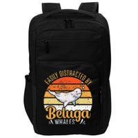 Beluga Whale White Whale Sea Canary Whale Watching Impact Tech Backpack