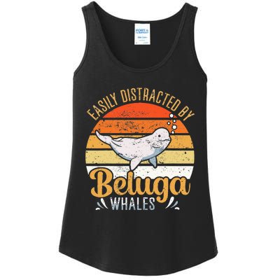 Beluga Whale White Whale Sea Canary Whale Watching Ladies Essential Tank