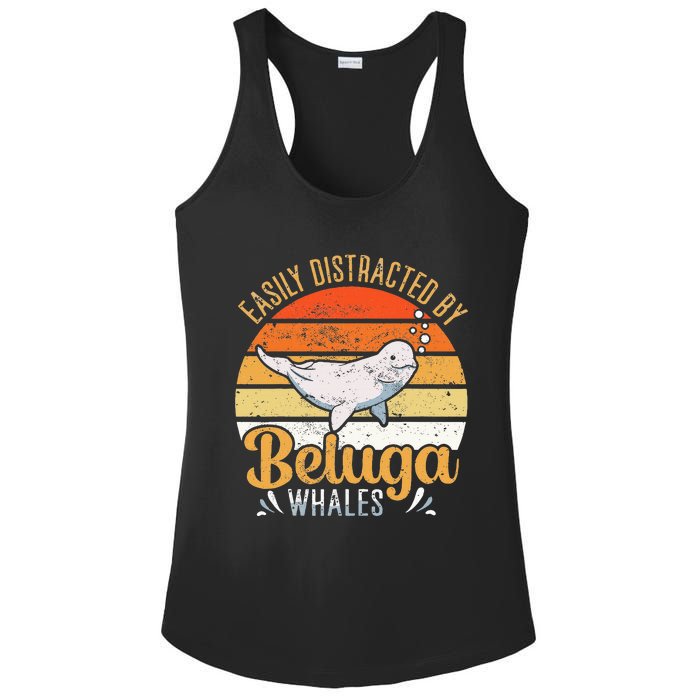 Beluga Whale White Whale Sea Canary Whale Watching Ladies PosiCharge Competitor Racerback Tank