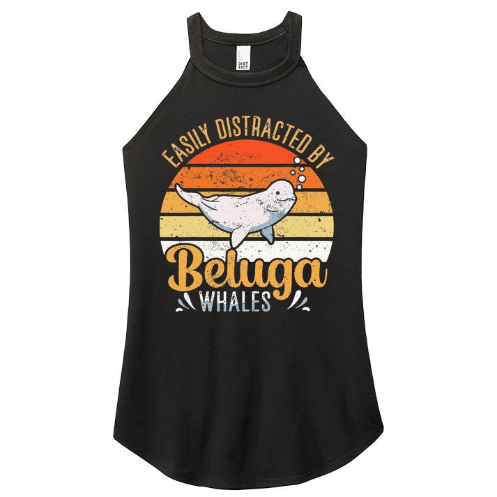 Beluga Whale White Whale Sea Canary Whale Watching Women's Perfect Tri Rocker Tank