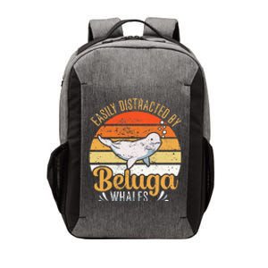 Beluga Whale White Whale Sea Canary Whale Watching Vector Backpack