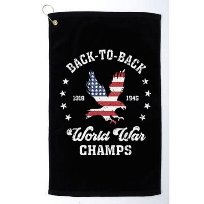 Backtoback World War Champs Platinum Collection Golf Towel