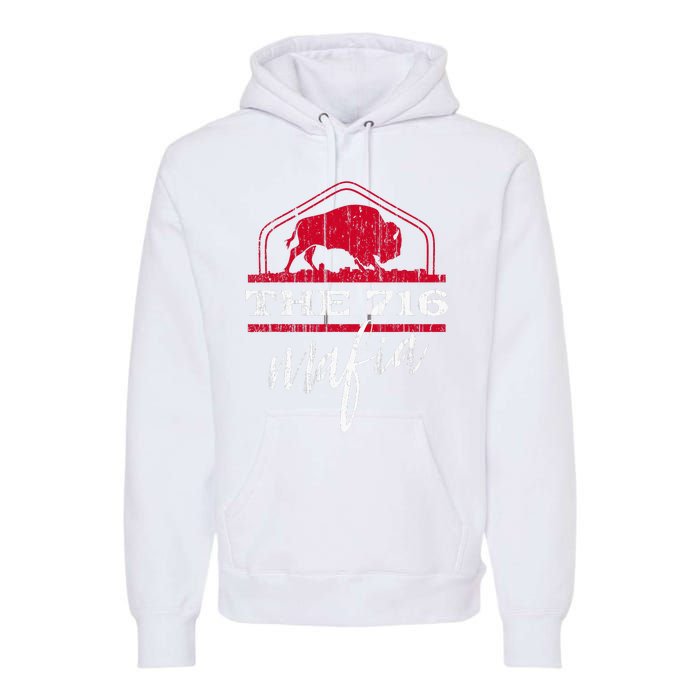 Bflo Wny West New York For The 716 Area Code Buffalo Ny Premium Hoodie