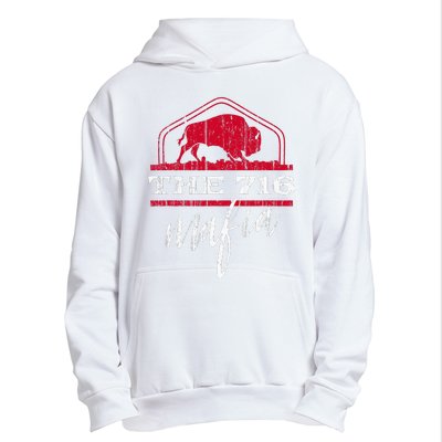 Bflo Wny West New York For The 716 Area Code Buffalo Ny Urban Pullover Hoodie