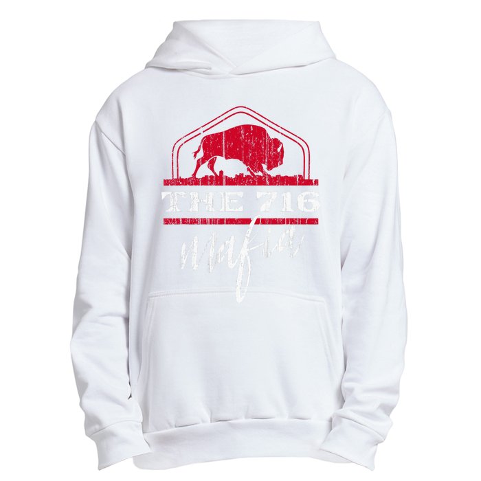 Bflo Wny West New York For The 716 Area Code Buffalo Ny Urban Pullover Hoodie