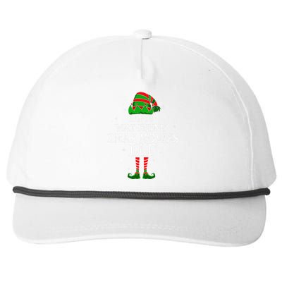 Binge Watching Xmas Movies Elf Matching Family Christmas Snapback Five-Panel Rope Hat