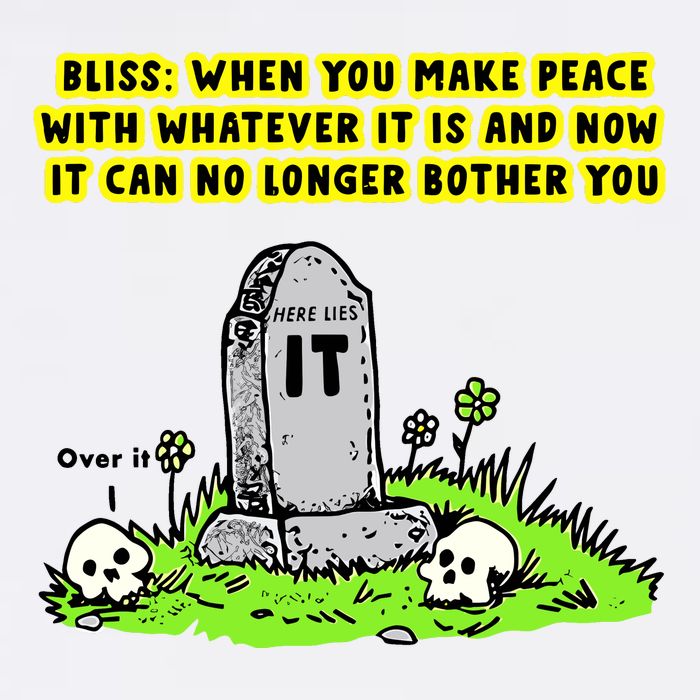 Bliss When You Make Peace With Whatever It Is And Now It Can No Longer Bother Yo Cooling Performance Long Sleeve Crew