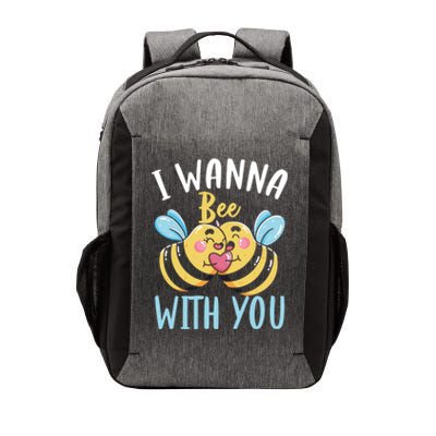 Bee With You Gift Bees Love Valentine's Day Love Token Gift Vector Backpack