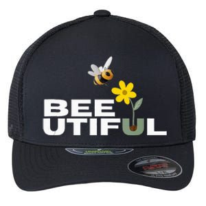 Beeutiful Wear Your Smile With Buzzing Flexfit Unipanel Trucker Cap