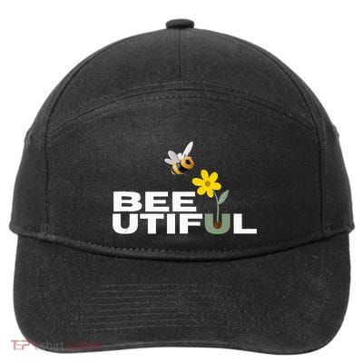 Beeutiful Wear Your Smile With Buzzing 7-Panel Snapback Hat