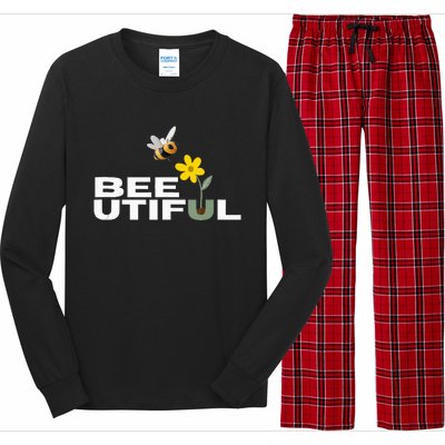 Beeutiful Wear Your Smile With Buzzing Long Sleeve Pajama Set