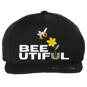 Beeutiful Wear Your Smile With Buzzing Wool Snapback Cap