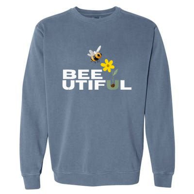 Beeutiful Wear Your Smile With Buzzing Garment-Dyed Sweatshirt