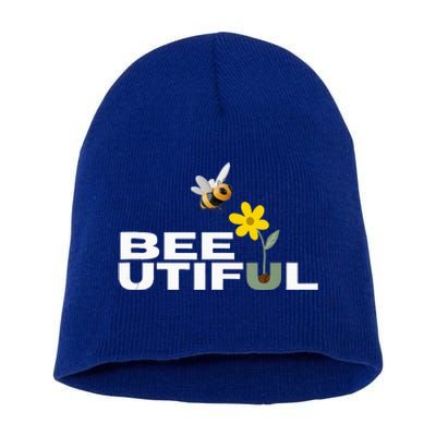 Beeutiful Wear Your Smile With Buzzing Short Acrylic Beanie