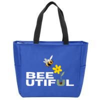 Beeutiful Wear Your Smile With Buzzing Zip Tote Bag