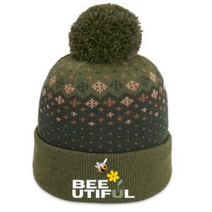 Beeutiful Wear Your Smile With Buzzing The Baniff Cuffed Pom Beanie