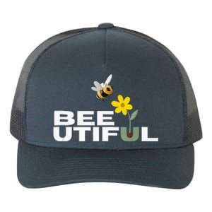 Beeutiful Wear Your Smile With Buzzing Yupoong Adult 5-Panel Trucker Hat