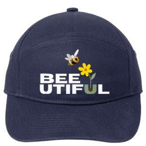 Beeutiful Wear Your Smile With Buzzing 7-Panel Snapback Hat