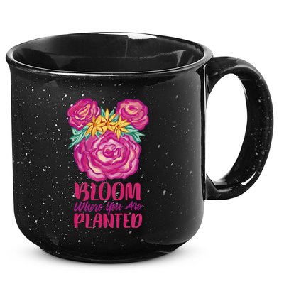 Bloom Where You Are Planted Floral 15oz Campfire Ceramic Mug